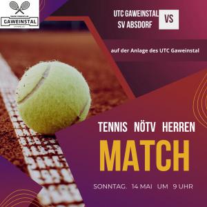 Heimspiel Herren NÖTV  am Sonntag den 09.05 ab 09:00 Uhr